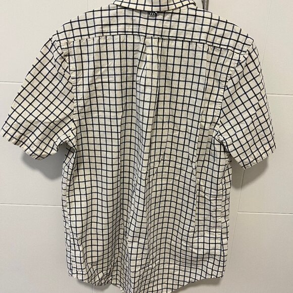 Five Four Short sleeve collar top  - White and Blue  - 100% Cotton - Picture 4 of 4